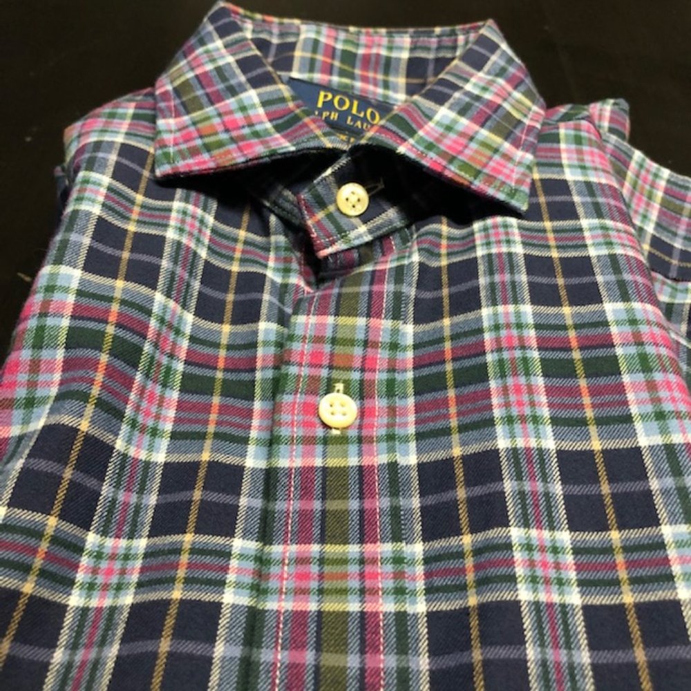 Ralph Lauren Polo Button Down Plaid Flannel shirt